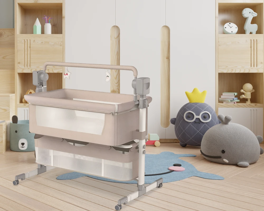 co sleeper rocking bassinet